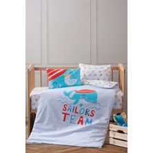Cotton Box Bebek Nevresim Takimi Sailor Mavi