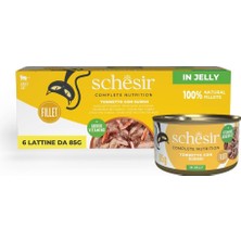 TeknoKapsül Schesir Cat Jelly Ton Balıklı Surimi Konservesi 85 gr