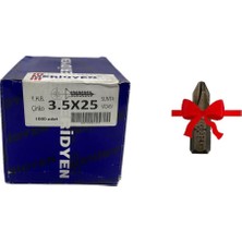 TeknoKapsül Sunta Vidası 3.5X25MM - 1000 Adet