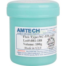 Amtech NC-559-ASM 100 gr Beyaz Renk Krem Flux Profesyonel Kullanım İçin Lehim Malzemesi