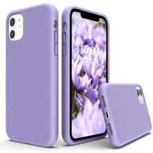 Dora Shopping iPhone 11 Kılıf 6.1 ile Uyumlu, Ince Sıvı Silikon 3 Katmanlı Tam Kaplamalı Yumuşak Jel Kauçuk