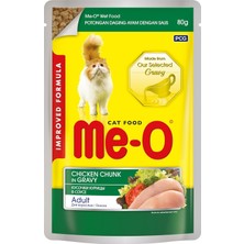 TeknoKapsül Me-O Sos Içinde Parça Tavuk Eti, 80 gr
