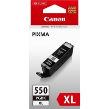 TeknoKapsül 6431B001 PGI-550XL Pgbk Mürekkep Kartuşu, Siyah
