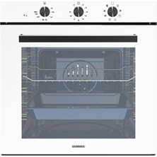 Luxell 88 Lt Süper Kristal Ankastre Siyah Fırın