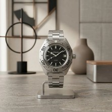 Eski Yeni Antik Vostok Amphibia 670923 2416B Otomatik Mekanik Erkek Kol Saati 20 Atm Çelik Bilezik
