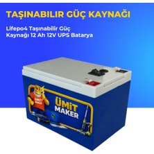 Ümit Maker Lifepo4 Taşınabilir Güç Kaynağı 12 Ah 12V Ups Batarya