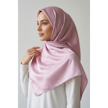 İpekçe Ipekçe Eşarp Kristal Düz 100*100 Açık Pembe