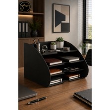 3Art Metal Masaüstü Ofis Düzenleyici  - Evrak Rafı -  Dosya Organizer -  Ofis Rafı