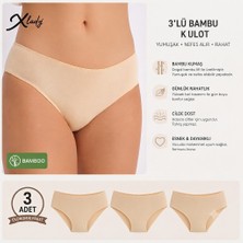 X-Lady 3'lü Bambu Bikini Kadın Külot