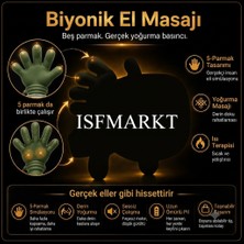 Isf Yeni Nesil Isıtmalı Şarjlı Yoğurmalı On Parmak Boyun ve Sırt Masaj Aleti