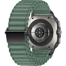 Techno Guru ​​samsung Galaxy Watch Ultra 47MM Kordon KRD120 Naylon Kumaş Hasır Örgülü Kordon