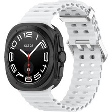 Techno Guru Samsung Galaxy Watch Ultra 47MM Kordon KRD118 Tırtıklı Tasarım Silikon Kordon