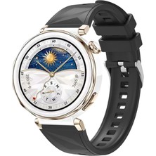 Techno Guru Huawei Watch Gt5 Pro 42MM Kordon Hafif Esnek Silikon Strap Kayış KRD129