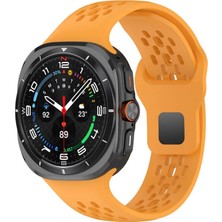 Techno Guru Samsung Galaxy Watch Ultra 47MM Kordon KRD119 Delikli Tasarım Silikon Kordon