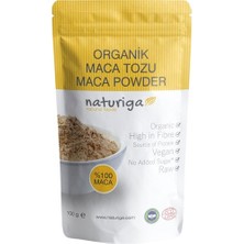 Naturiga 100 GR Organik Maca Tozu Vegan ve Doğal İçerikli Enerji Artırıcı Süper Gıda