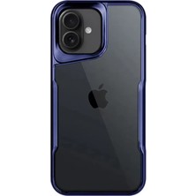Uravas Store Apple iPhone 16 Plus Kılıf Boyi Silikon Kapak - Lacivert