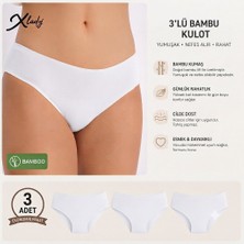 X-Lady 3'lü Bambu Bikini Kadın Külot