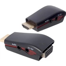 EstoreBox PM-13645 To VGA Çevirici Aparat (5 V Ses Çıkışlı)