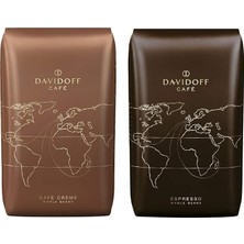 Davidoff Kahve Krem Çekirdek Kahve 500GR + Espresso Çekirdek Kahve 500GR