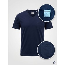 Destan Iş Güvenlik T-Shirt V Yaka Penye