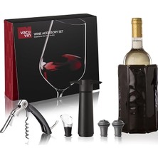 Vin Experience 6 Parçalı Şarap Seti, Şarap Pompası, Şarap Boşaltıcı, Garson Bıçağı, Yed