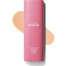 All In One Bb Cream Light · Spf 50+ · Yüksek Kapatıcılık · Nemlendirici Ton Eşitleyici · Su