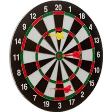 Spor Dart Seti 38 cm (15 Inç) + 6 Dart Oku (6 Gr) Hedef Tahtası