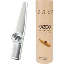 Metal Kazoo Kutulu Alüminyum Alaşım Gri
