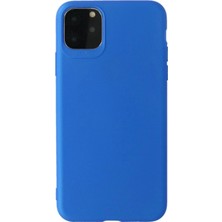 Marsilyan™- Apple Iphone 11 Pro Max Kılıf First Silikon - Mavi
