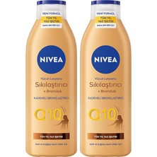Q10 Sıkılaştırıcı ve Bronzlaştırıcı Vücut Losyonu 250ML, Kademeli Doğal Bronzluk, 7 Gün