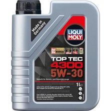 Moly Top Tec 4300 5W-30 1 Litre Otomotiv Bakım Ürünü
