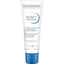 Atoderm Nutrition Çok Kuru Olgun Cilt Besleyici Nemlendirici Yüz Kremi Avokado ve Shea Yağı 40 M
