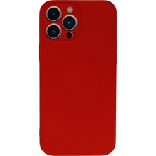 Uravas Store Iphone 13 Pro Max Kılıf Nano Içi Kadife Silikon - Kırmızı