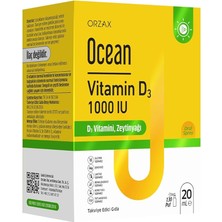 Vitamin D3 1000 Iu 20 ml Sprey 130 Puff, Takviye Edici Gıda