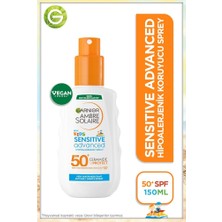 Ambre Solaire Sensitive Advanced Güneş Koruyucu Çocuk Sprey GKF50+ 200ML