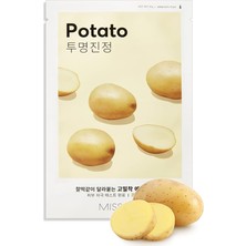 Airy Fit Patates Özlü Aydınlık Görünüm Sunan Yaprak Maske (1AD) Airy Fit Sheet Mask Potato