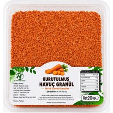 AF ALPAYDIN FOOD Kurutulmuş Havuç Granül 200 gr Dried Carrot Granules