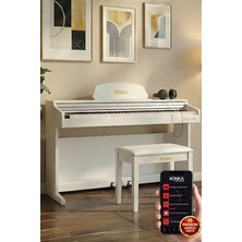 PLX-190WH Beyaz Dijital Piyano 88 Tuşlu Hammer Action ve Tuş Hassasiyeti