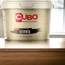 sbodurhome  Cubo Su Bazlı Parlak Vernik Şeffaf 2,5 Litre