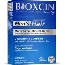 Men’s Hair Tablet – L-Arginin, Cüce Palmiye, L-Karnitin, Biotin ve Çinko Içeren Erkeklere Ö