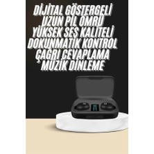 sbodurhome  Kablosuz Dijital Göstergeli Çağrı Cevaplayabilen Tws 5.0 Bluetooth Kulaklık