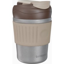 Lepresso Morningscape Dual Sip Paslanmaz Çelik Termos Kupa 350 ml Gri