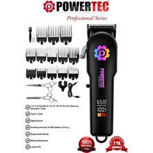Powertec TR-2900 Profesyonel Rgb'li Tıraş Makinesi & Makas Hediyeli