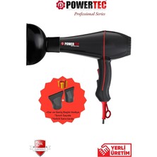 Powertec TR-601 + Vigo Başlık Profesyonel Saç Kurutma & Fön Makinesi