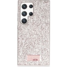 sbodurhome   Samsung Galaxy S23 Ultra Bright Simli Kapak - Gold
