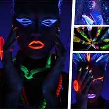 sbodurhome  6’lı Neon Boya – Uv Işıkta Parlayan Makyaj Seti