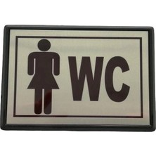 sbodurhome  Cemax Yönlendirme Küçük Wc Bayan 10X7 cm