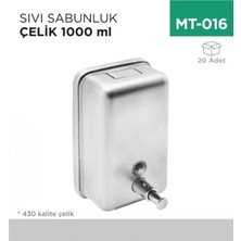 İnci Çelik Aksesuar Sıvı Sabunluk Çelik 1000 ml (7254M)(3804)