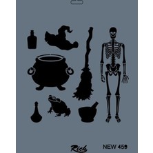 sbodurhome  Rich New Seri N-459 Stencil 35X25 cm