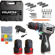 Volartan VTX-1010 Kömürsüz Çift Akülü Darbeli Vidalama